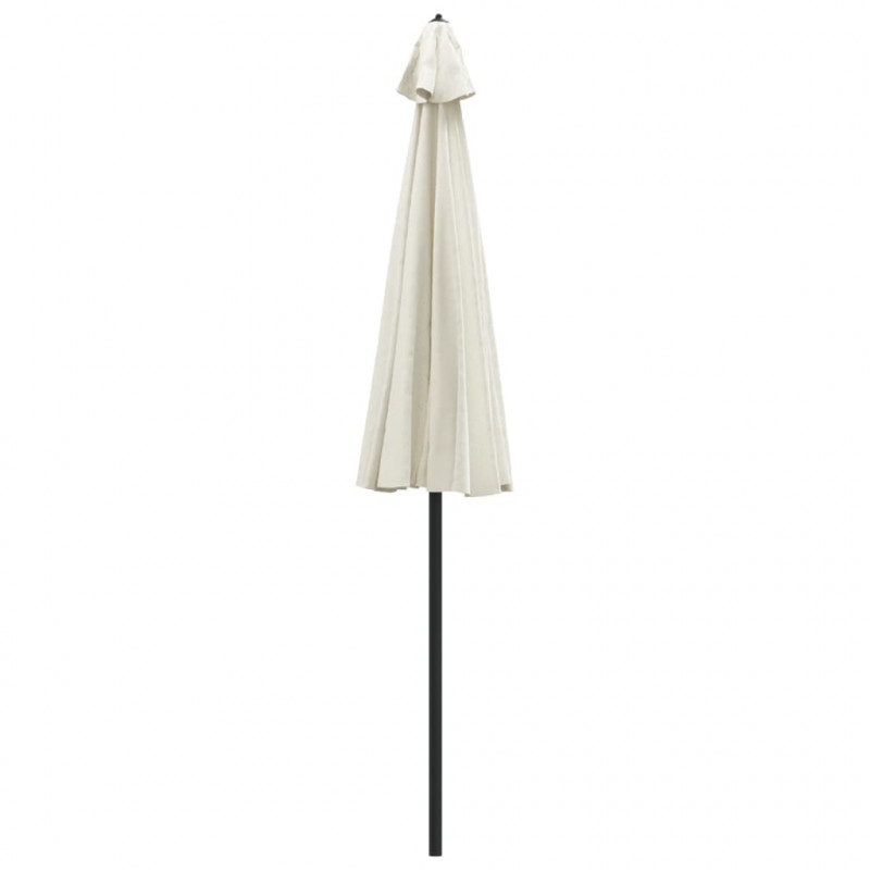 Parasol ogrodowy na słupku aluminiowym, 270 cm, piaskowy