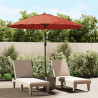 Parasol ogrodowy na słupku aluminiowym, 270 cm, terakota