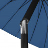 Parasol ogrodowy na słupku aluminiowym, 270 cm, lazurowy