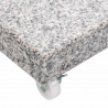 Podstawa pod parasol, granitowa, 30 kg, kwadratowa, szara