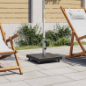 Podstawa pod parasol, granitowa, 30 kg, kwadratowa, czarna