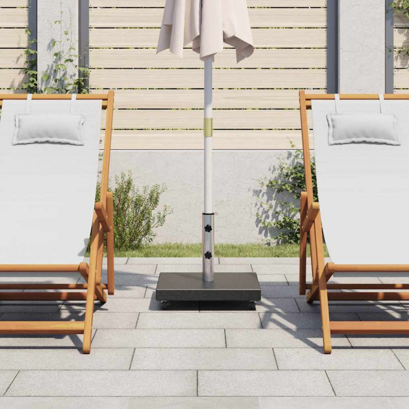 Podstawa pod parasol, granitowa, 30 kg, kwadratowa, czarna