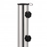 Podstawa pod parasol, granitowa, 30 kg, kwadratowa, czarna