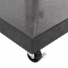 Podstawa pod parasol, granitowa, 30 kg, kwadratowa, czarna