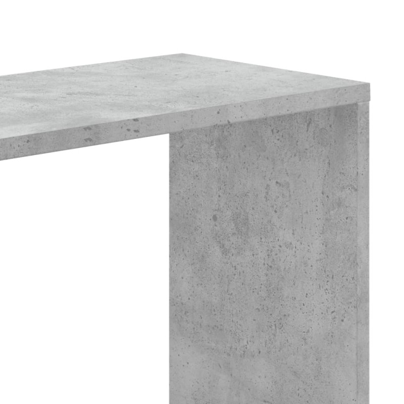 5-poziomowy regał, szarość betonu, 80,5x23,5x162,5 cm