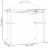 Altanka nad grill, 240x150x255 cm, antracytowa, stal