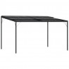 Altana ogrodowa, antracytowa, 4x3x2,5 m, aluminium i stal