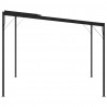 Altana ogrodowa, antracytowa, 4x3x2,5 m, aluminium i stal