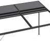 Altana ogrodowa, antracytowa, 4x3x2,5 m, aluminium i stal