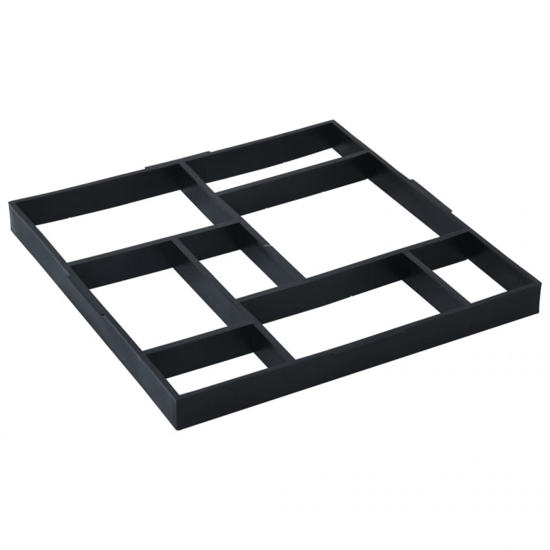 Formy do kostki brukowej, 2 szt., 50,4 x 50,4 x 4,3 cm, plastik
