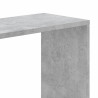 5-poziomowy regał na książki, szarość betonu, 45x23,5x162,5 cm