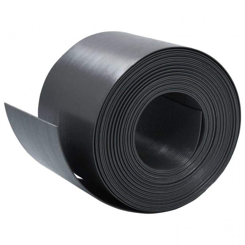 Obrzeże ogrodowe, czarne, 10 m, 15 cm, PE