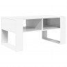 Stolik kawowy Biały 92 x 53 x 45 cm Materiał drewnopochodny
