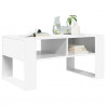 Stolik kawowy Biały 92 x 53 x 45 cm Materiał drewnopochodny