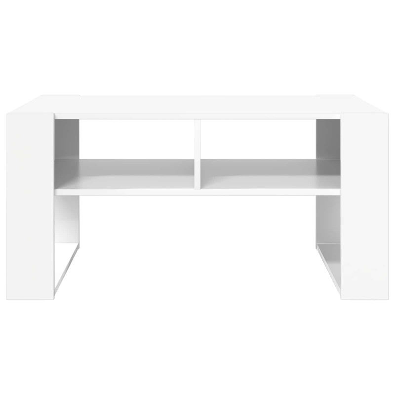 Stolik kawowy Biały 92 x 53 x 45 cm Materiał drewnopochodny