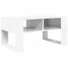 Stolik kawowy Biały 92 x 53 x 45 cm Materiał drewnopochodny