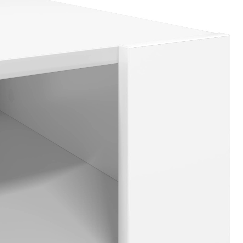 Stolik kawowy Biały 92 x 53 x 45 cm Materiał drewnopochodny