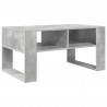 Stolik kawowy z przechowywaniem Betonowy szary 92 x 53 x 45 cm