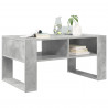 Stolik kawowy z przechowywaniem Betonowy szary 92 x 53 x 45 cm