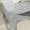 Stolik kawowy z przechowywaniem Betonowy szary 92 x 53 x 45 cm