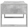 Stolik kawowy z przechowywaniem Betonowy szary 92 x 53 x 45 cm