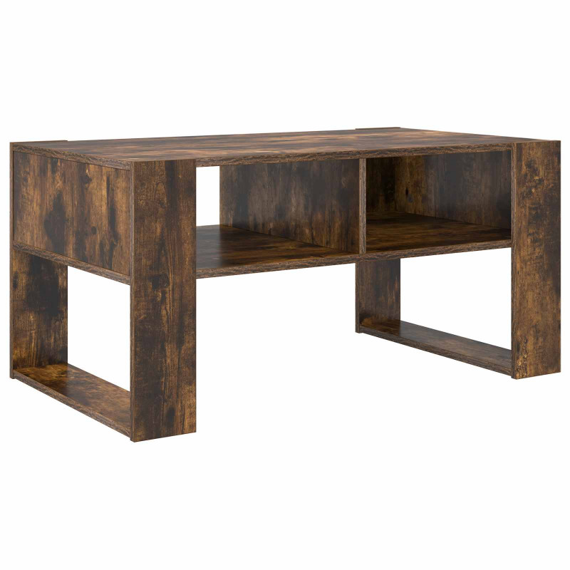 Stolik kawowy z przechowywaniem Dąb wędzony 92 x 53 x 45 cm
