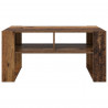 Stolik kawowy z przechowywaniem Stare drewno 92 x 53 x 45 cm