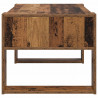 Stolik kawowy z przechowywaniem Stare drewno 92 x 53 x 45 cm