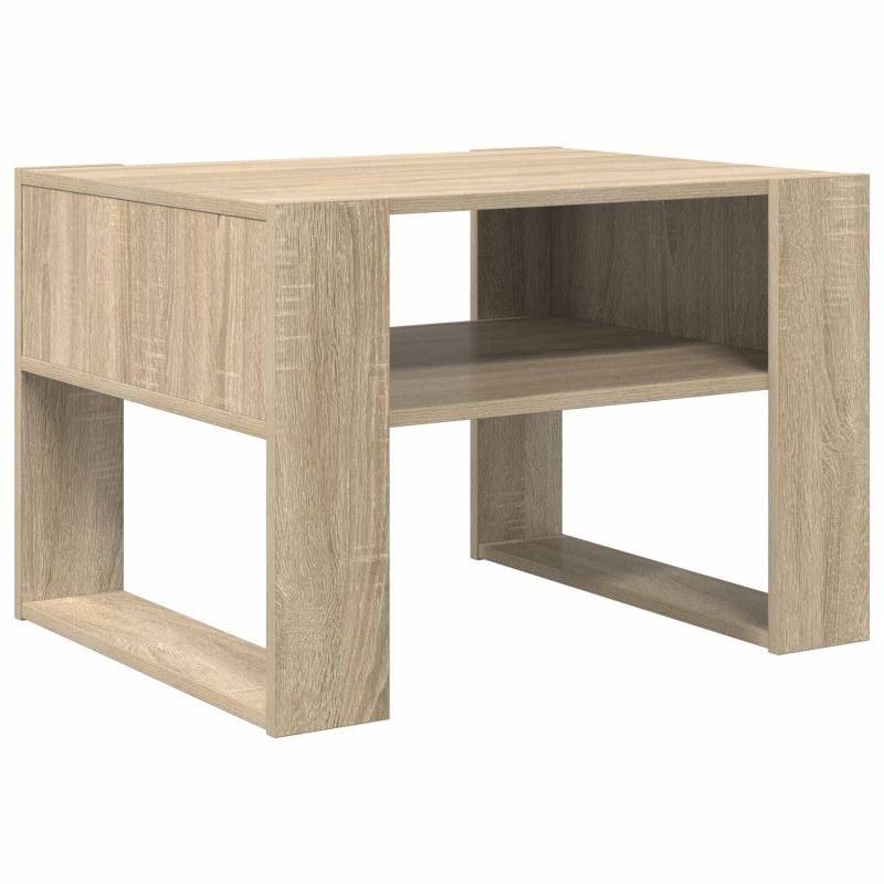 Stolik kawowy z przechowywaniem Dąb Sonoma 66 x 53 x 45 cm