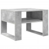 Stolik kawowy z przechowywaniem Betonowy szary 66 x 53 x 45 cm