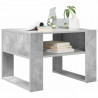 Stolik kawowy z przechowywaniem Betonowy szary 66 x 53 x 45 cm
