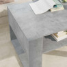 Stolik kawowy z przechowywaniem Betonowy szary 66 x 53 x 45 cm