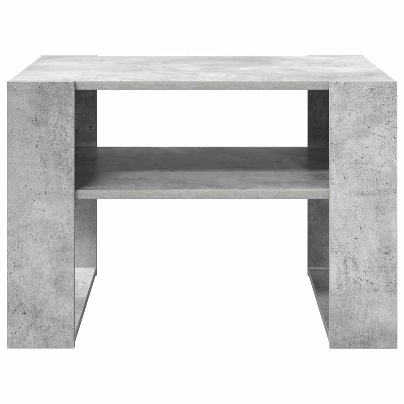 Stolik kawowy z przechowywaniem Betonowy szary 66 x 53 x 45 cm