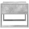 Stolik kawowy z przechowywaniem Betonowy szary 66 x 53 x 45 cm