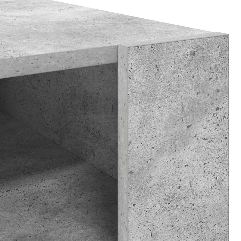 Stolik kawowy z przechowywaniem Betonowy szary 66 x 53 x 45 cm