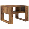 Stolik kawowy z przechowywaniem Stare drewno 66 x 53 x 45 cm