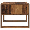 Stolik kawowy z przechowywaniem Stare drewno 66 x 53 x 45 cm