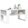 Stolik kawowy Biały 92 x 49,5 x 45 cm Materiał drewnopochodny