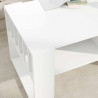 Stolik kawowy Biały 92 x 49,5 x 45 cm Materiał drewnopochodny