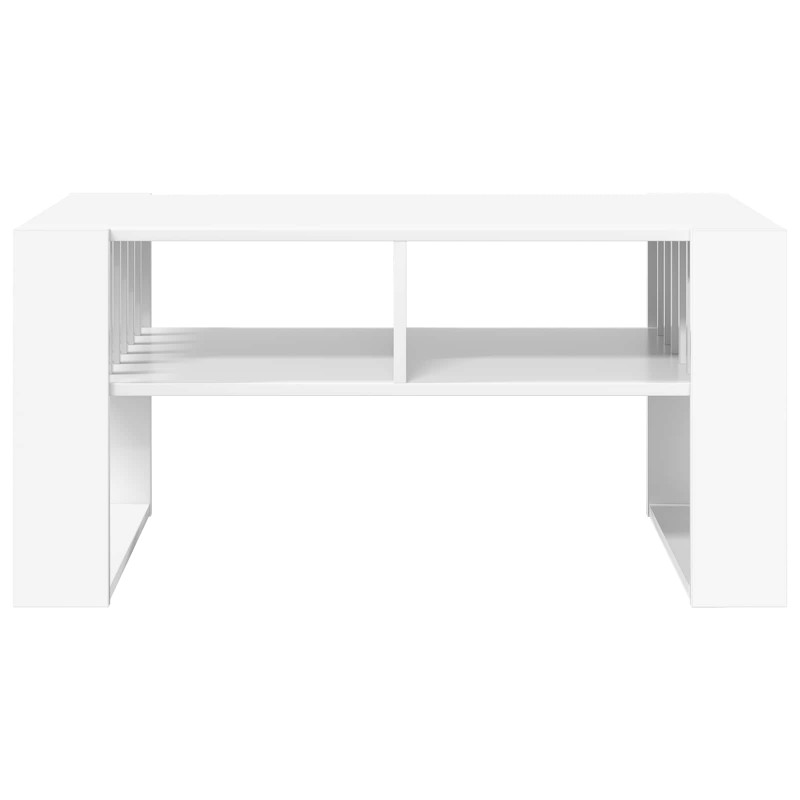 Stolik kawowy Biały 92 x 49,5 x 45 cm Materiał drewnopochodny