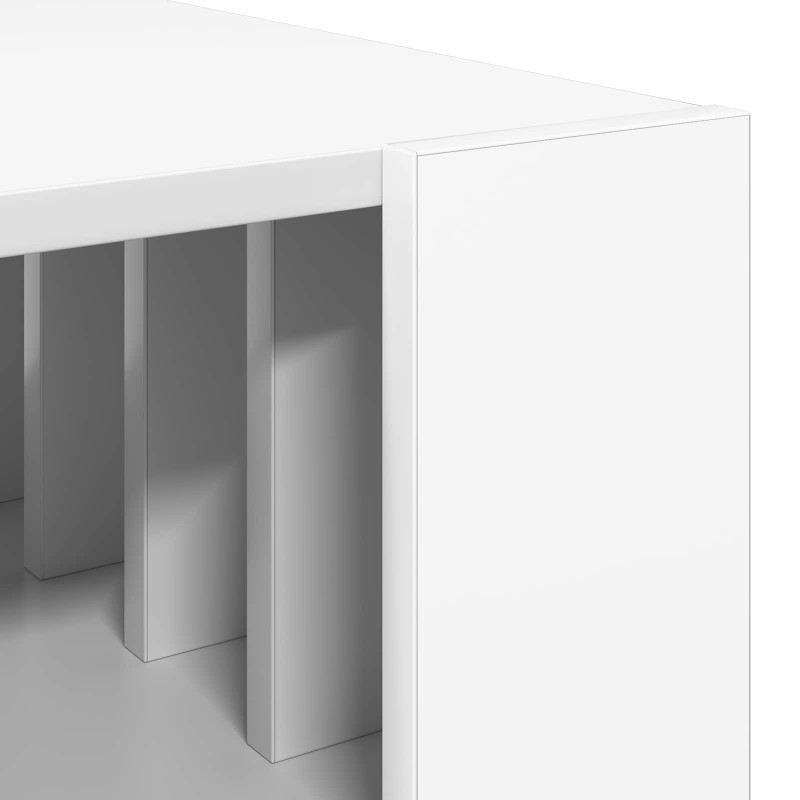 Stolik kawowy Biały 92 x 49,5 x 45 cm Materiał drewnopochodny