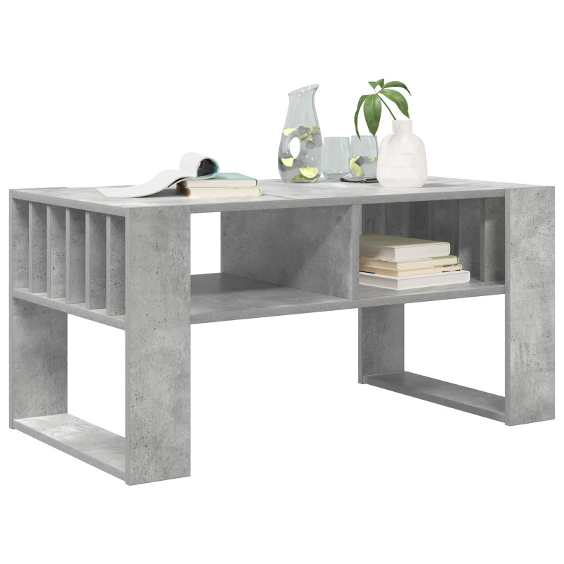 Stolik kawowy Betonowy szary 92 x 49,5 x 45 cm