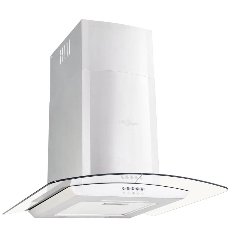Okap kuchenny LED, ścienny, stal nierdzewna, 60 cm, 756 m³/h