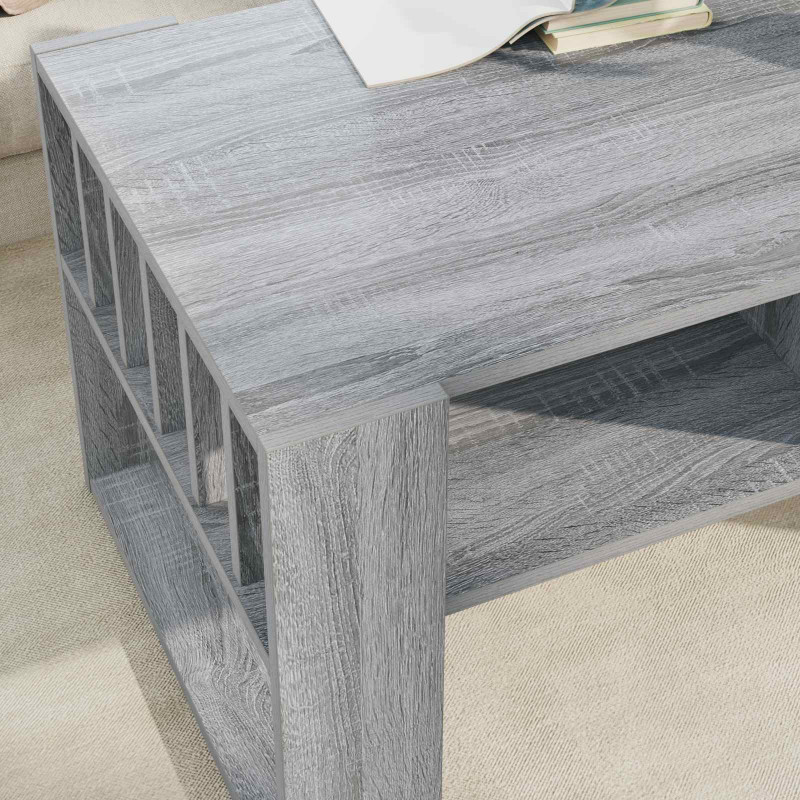 Stolik kawowy Szary Sonoma 92 x 49,5 x 45 cm