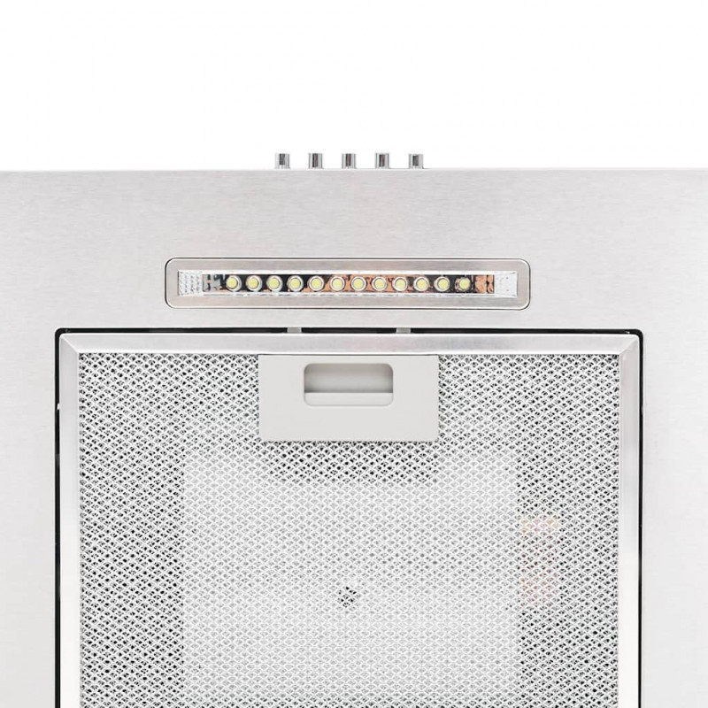 Okap kuchenny LED, ścienny, stal nierdzewna, 60 cm, 756 m³/h
