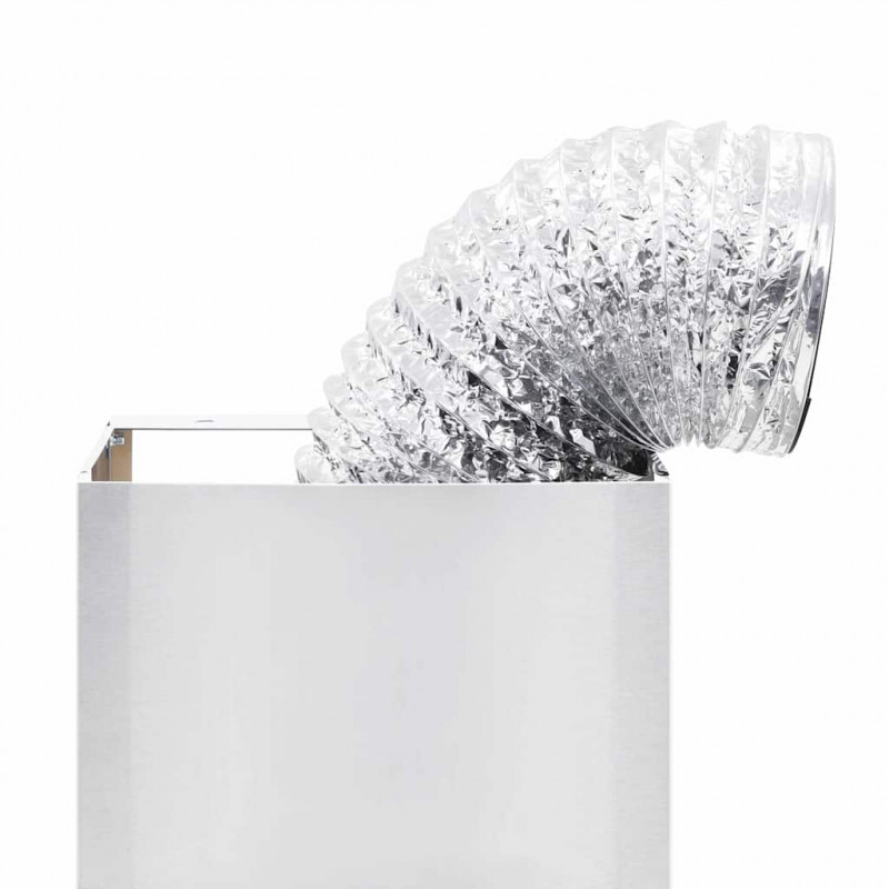 Okap kuchenny LED, ścienny, stal nierdzewna, 60 cm, 756 m³/h
