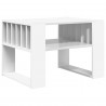 Stolik kawowy Biały 66 x 49,5 x 45 cm Materiał drewnopochodny