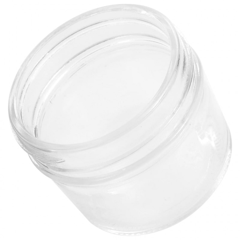 Szklane słoiki na dżem, złote pokrywki, 24 szt., 110 ml