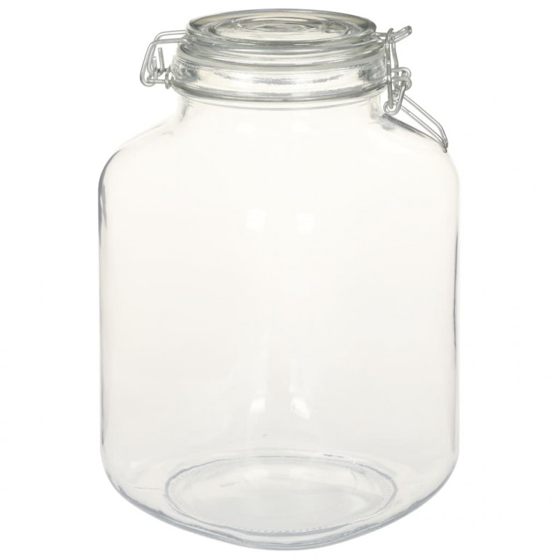 Szklane słoiki z zamknięciem, 12 szt., 3 L