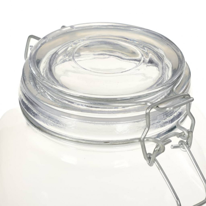 Szklane słoiki z zamknięciem, 12 szt., 3 L